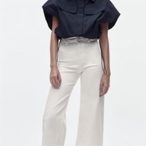 Zara White Marine Pant- size 4